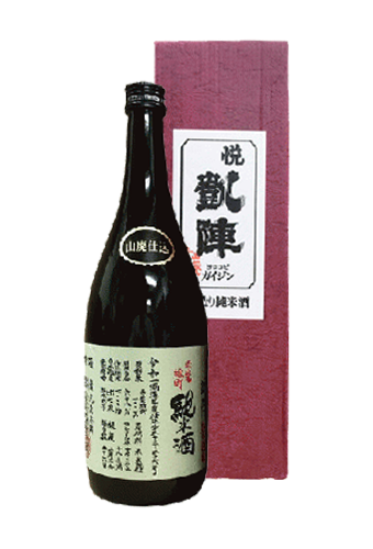 Rượu Sake YOROKO BIGAIJIN JUNMAI YAMAHAI AKAIWAOMACHI UNFILTERED RAW SAKE (720ml)