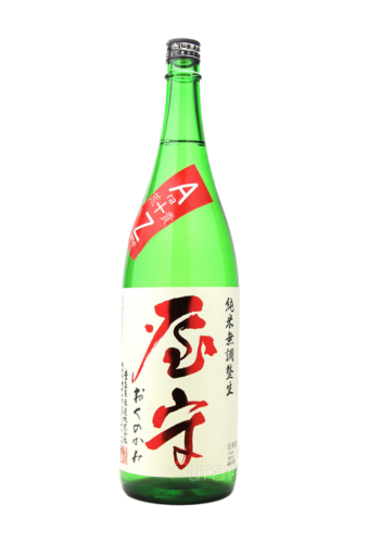 Rượu Sake OKUNOKAMI JUNMAI MUCHOUSEI HATTANISHIKI ARAZEME (720ml/1800ml)