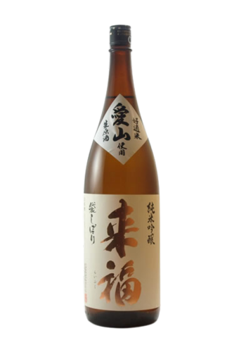 Rượu Sake RAIFUKU AIYAMA JUNMAI GINJO NAMA GENSHU (720ml/1800ml)