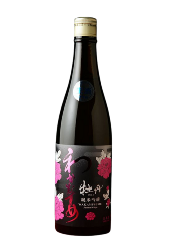 Rượu Sake WAKAMUSUME JUNMAI GINJO BOTAN MUROKA NAMA GENSHU (720ml)