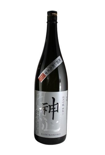 Rượu Sake KAMIKOKORO JUNMAI GINJO BINGAKOI RAW WINE  (720ml/1800ml)