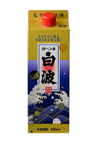 Rượu Shochu SATSUMA SHIRANAMI 25 DEGREE SWEET POTATO SHOCHU PAPER PACK (900ml)
