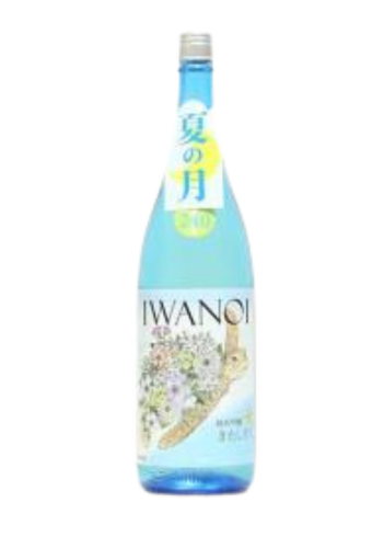 Rượu Sake IWANOI I240 JUNMAI GINJO KITASHIZUKU MUROKANAMAGENSHU UMIGAME LABEL (1800ml)