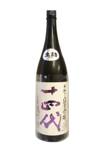 Rượu Sake JUYONDAI JUNMAI GINJO NAKATORI AKAIWA OMACHI NAMAZUME (1800ml)